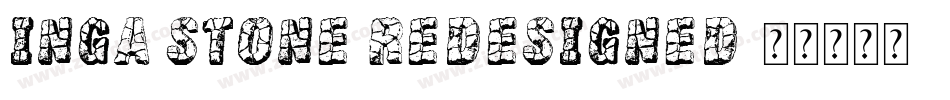 Inga Stone Redesigned字体转换